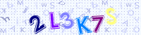 Blue Captcha Image