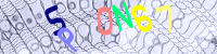 Blue Captcha Image