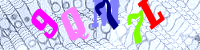 Blue Captcha Image