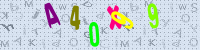 Blue Captcha Image