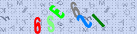 Blue Captcha Image