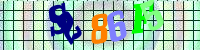 Blue Captcha Image