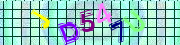 Blue Captcha Image