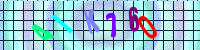 Blue Captcha Image