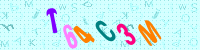 Blue Captcha Image