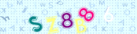 Blue Captcha Image