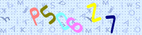 Blue Captcha Image