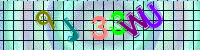 Blue Captcha Image