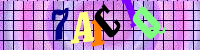 Blue Captcha Image