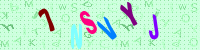 Blue Captcha Image