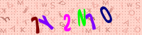 Blue Captcha Image