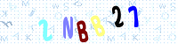 Blue Captcha Image