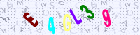 Blue Captcha Image