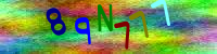 Blue Captcha Image