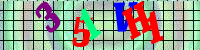 Blue Captcha Image