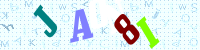 Blue Captcha Image