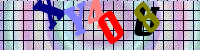 Blue Captcha Image