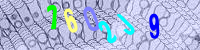 Blue Captcha Image