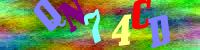 Blue Captcha Image