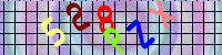Blue Captcha Image