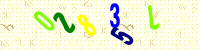 Blue Captcha Image