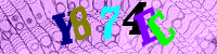Blue Captcha Image