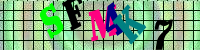 Blue Captcha Image