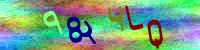 Blue Captcha Image