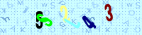 Blue Captcha Image