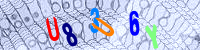 Blue Captcha Image