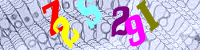 Blue Captcha Image