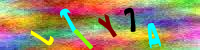 Blue Captcha Image