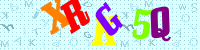 Blue Captcha Image