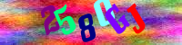 Blue Captcha Image