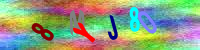 Blue Captcha Image