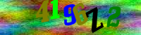 Blue Captcha Image