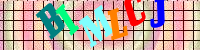 Blue Captcha Image