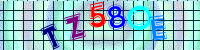 Blue Captcha Image
