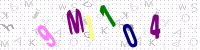 Blue Captcha Image