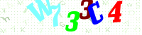 Blue Captcha Image
