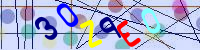Blue Captcha Image