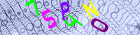 Blue Captcha Image