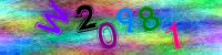 Blue Captcha Image