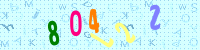 Blue Captcha Image
