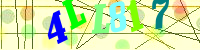 Blue Captcha Image