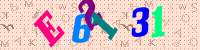 Blue Captcha Image