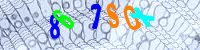 Blue Captcha Image