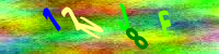 Blue Captcha Image