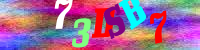 Blue Captcha Image