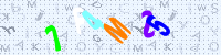Blue Captcha Image
